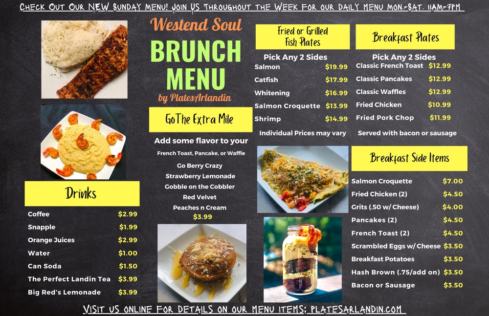 Brunch Menu