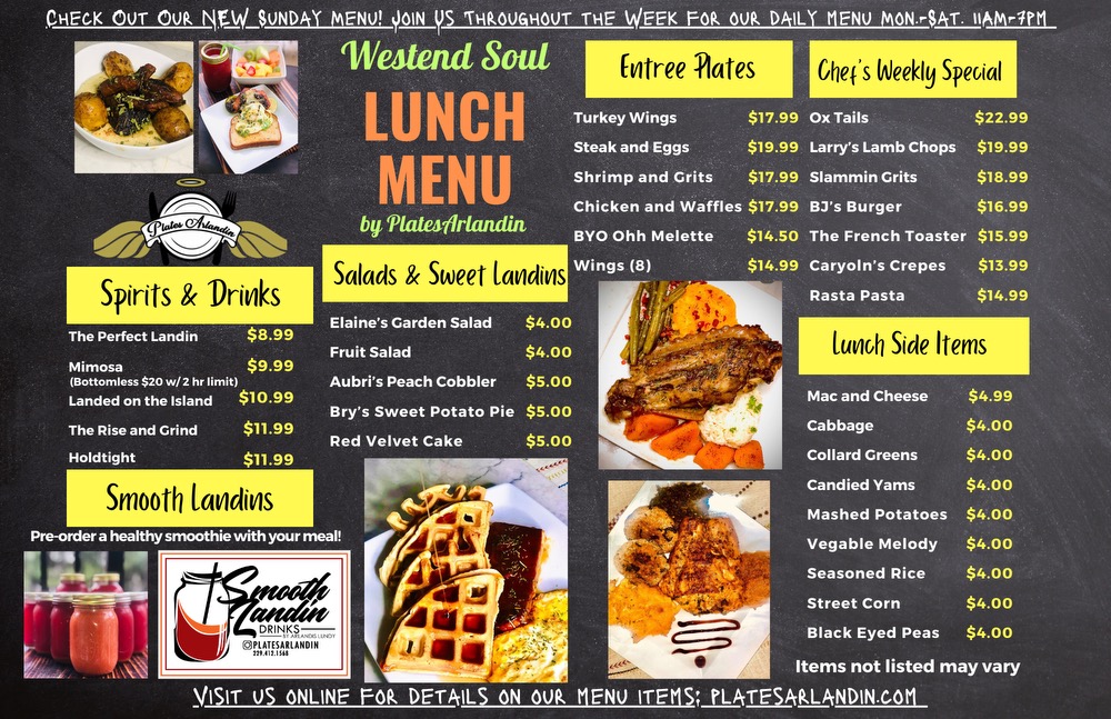 Lunch Menu